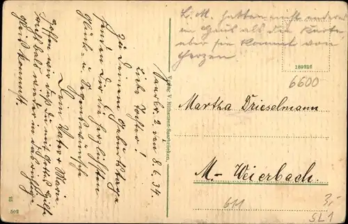 Ak Saarbrücken im Saarland, Kaiser Friedrich-Brücke