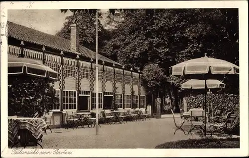 Ak Bad Lauterberg im Harz, Hotel Langrehr, Terrasse