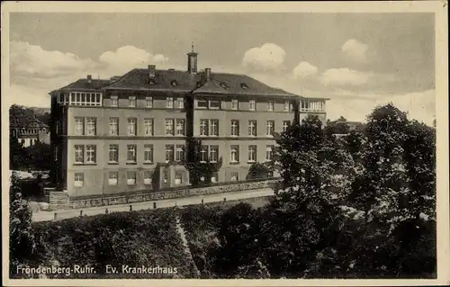 Ak Fröndenberg an der Ruhr, Ev. Krankenhaus