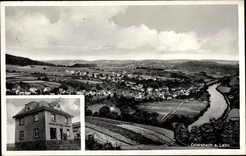 Ak Odersbach Weilburg an der Lahn Hessen, Totalansicht der Ortschaft