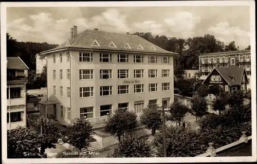 Ak Sellin auf Rügen, Blick zum Hotel Schloss am Meer