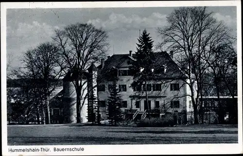 Ak Hummelshain in Thüringen, Bauernschule