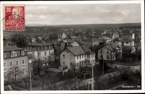 Ak Dresden Klotzsche, Teilansicht