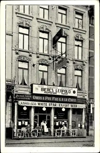 Ak Liège Lüttich Wallonien, Hotel Concordia, Rue des Guillemins