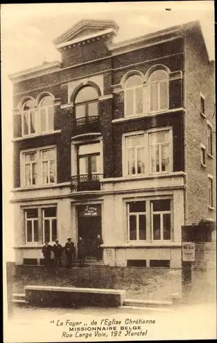 Ak Herstal Wallonien Lüttich, Le Foyer de l'Église Chrétienne Missionnaire Belge, Rue Large Voie 192