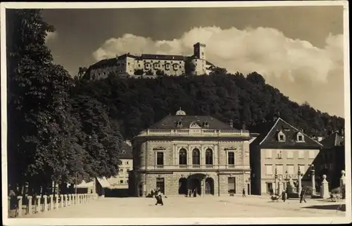 Ak Ljubljana Laibach Slowenien, Partie im Ort