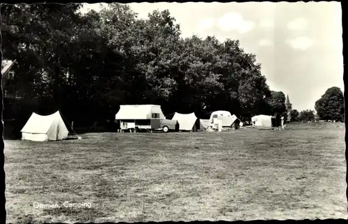 Ak Ommen Overijssel Niederlande, Camping