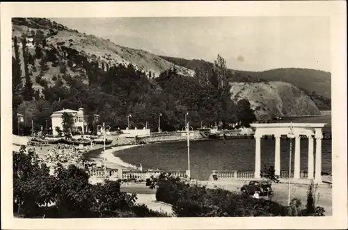 Ak Aluschta Alouchta Krim Ukraine, Strand, Parkpartie