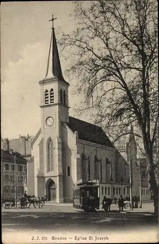 Ak Genève Genf Schweiz, Église St. Joseph