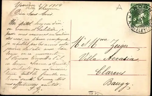 Ak Yverdon les Bains Kanton Waadt, L'Église