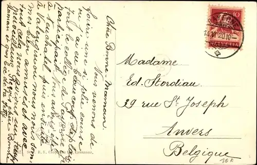 Ak Neuchâtel Neuenburg Stadt, La Collégiale