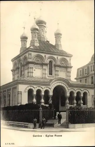 Ak Genève Genf Schweiz, russische Kirche