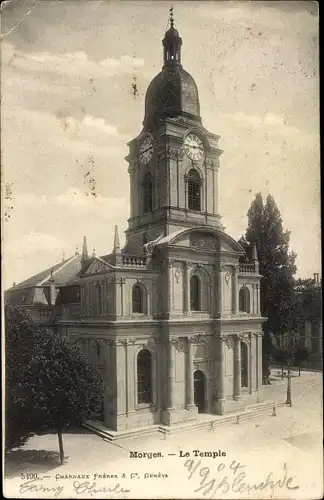 Ak Morges Kanton Waadt, Le Temple