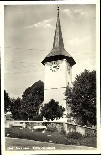 Ak Tavannes Kanton Bern, Protestantische Kirche