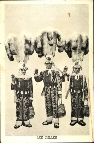 Ak Bruxelles Brüssel, Les Gilles