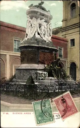 Ak Buenos Aires Argentinien, Denkmal