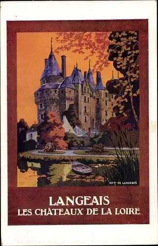 Künstler Ak Langeais Indre et Loire, Le Chateau