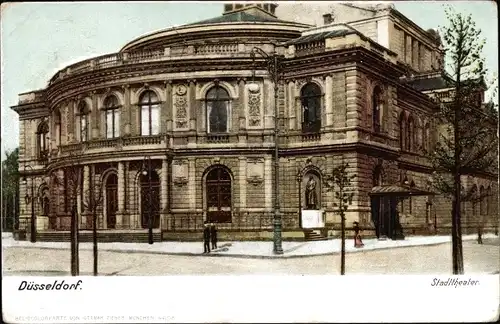 Ak Düsseldorf am Rhein, Stadttheater