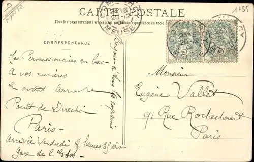 Ak Commercy Lothringen Meuse, Avenue des Tilleuls, Reiter
