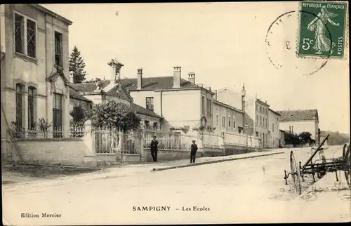 Ak Sampigny Meuse, Les Ecoles