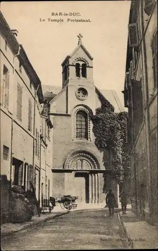 Ak Bar le Duc Meuse, Le Temple Protestant