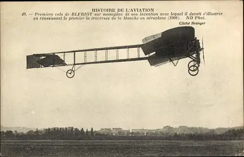 Ak Aviation, Louis Blériot, Luftfahrtpionier, Monoplan
