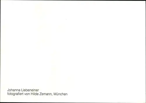 Ak Schauspielerin Johanna Liebeneiner, Portrait, Autogramm
