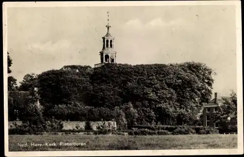 Ak Pieterburen Groningen Niederlande, Ned. Herv. Kerk