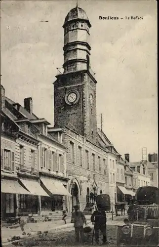 Ak Doullens Somme, Le Beffroi
