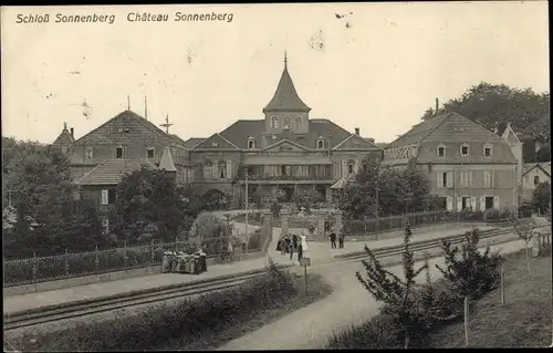 Ak Carspach Karspach Elsass Haut Rhin, Schloss Sonnenberg