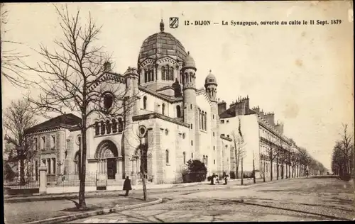 Judaika Ak Dijon Côte d'Or, La Synagogue, Synagoge