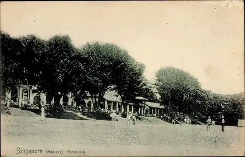 Ak Singapore Singapur, Malacca Esplanade, Malacca Street, Promenade