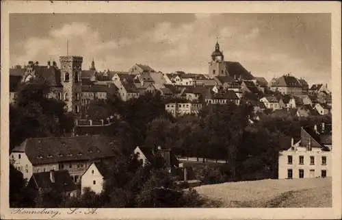 Ak Ronneburg in Thüringen, Totalansicht der Ortschaft