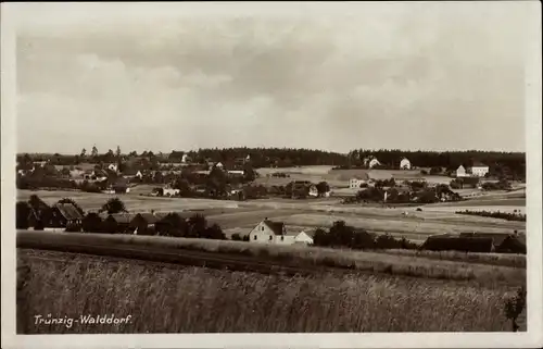 Ak Walddorf Trünzig Langenbernsdorf bei Werdau, Panorama