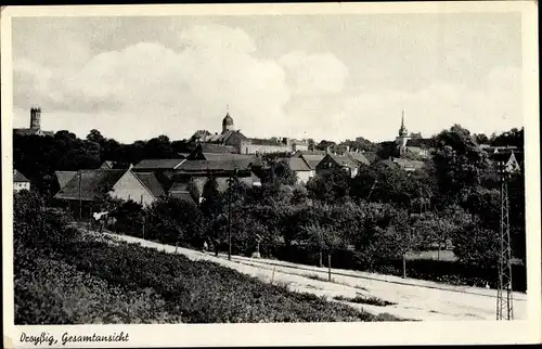 Ak Droyßig im Burgenlandkreis, Panorama