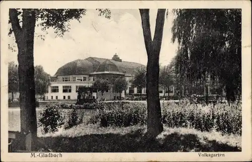 Ak Mönchengladbach am Niederrhein, Volksgarten