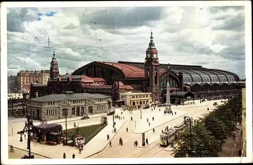 Ak Hamburg Mitte St. Georg, Hauptbahnhof