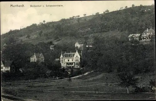 Ak Murrhardt in Württemberg, Wolkenhof u. Schwesternheim