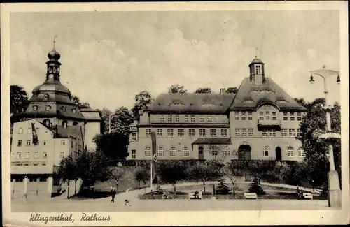 Ak Klingenthal im Vogtland Sachsen, Rathaus