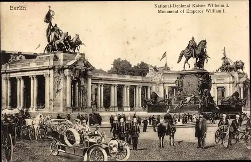 Ak Berlin Mitte, National-Denkmal Kaiser Wilhelm I