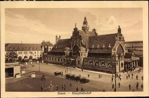 Ak Essen im Ruhrgebiet, Hauptbahnhof