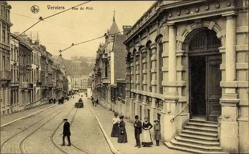 Ak Verviers Wallonien Lüttich, Rue du Midi