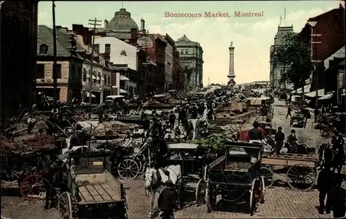 Ak Montreal Québec Kanada, Bonsecours Market