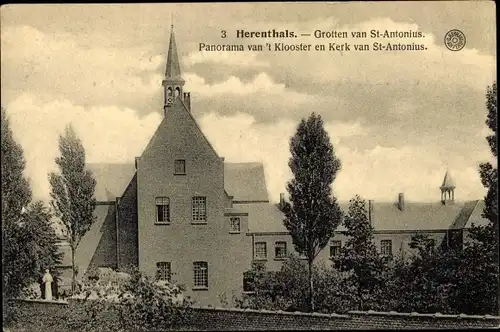 Ak Herentals Anvers Antwerpen Flandern, Grotten van St. Antonius, Kloster