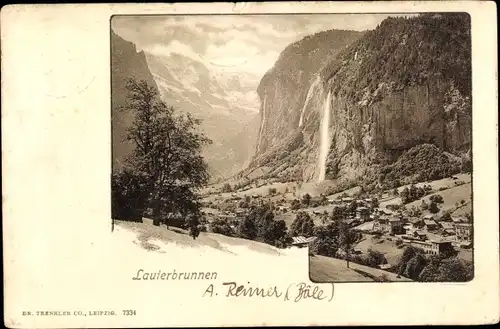 Ak Lauterbrunnen Kt Bern, Teilansicht