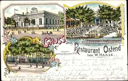 Litho Berlin Treptow Niederschöneweide, Restaurant Ostend
