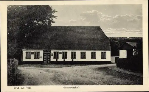 Ak Rüde in Angeln, Gastwirtschaft