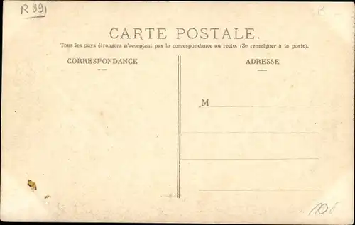 Künstler Ak Marmonier, F., Théophile rend son tablier, Karikatur