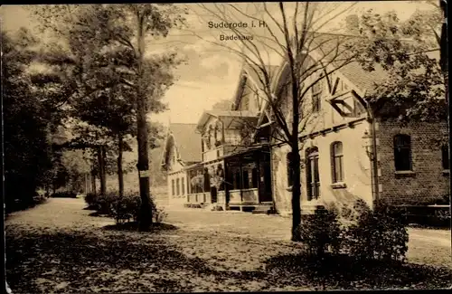 Ak Bad Suderode Quedlinburg im Harz, Badehaus