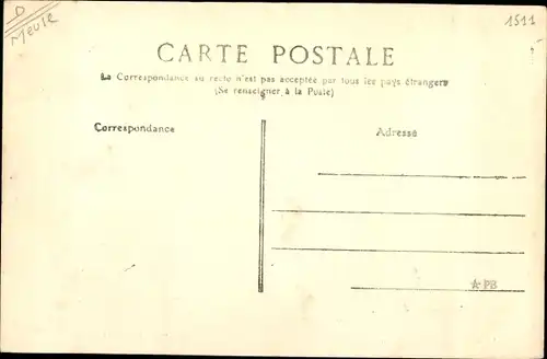 Ak Verdun Meuse, Rue St. Victor